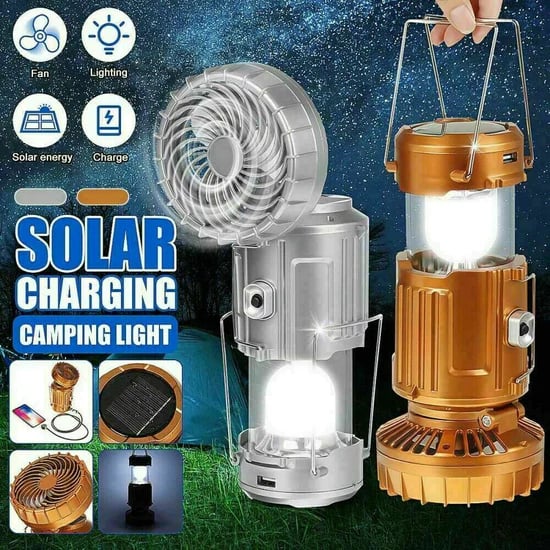 đą Blixtrea â 49% RABATT! đ„ 6-i-1 Portabel Solcellsdriven LED Campinglampa