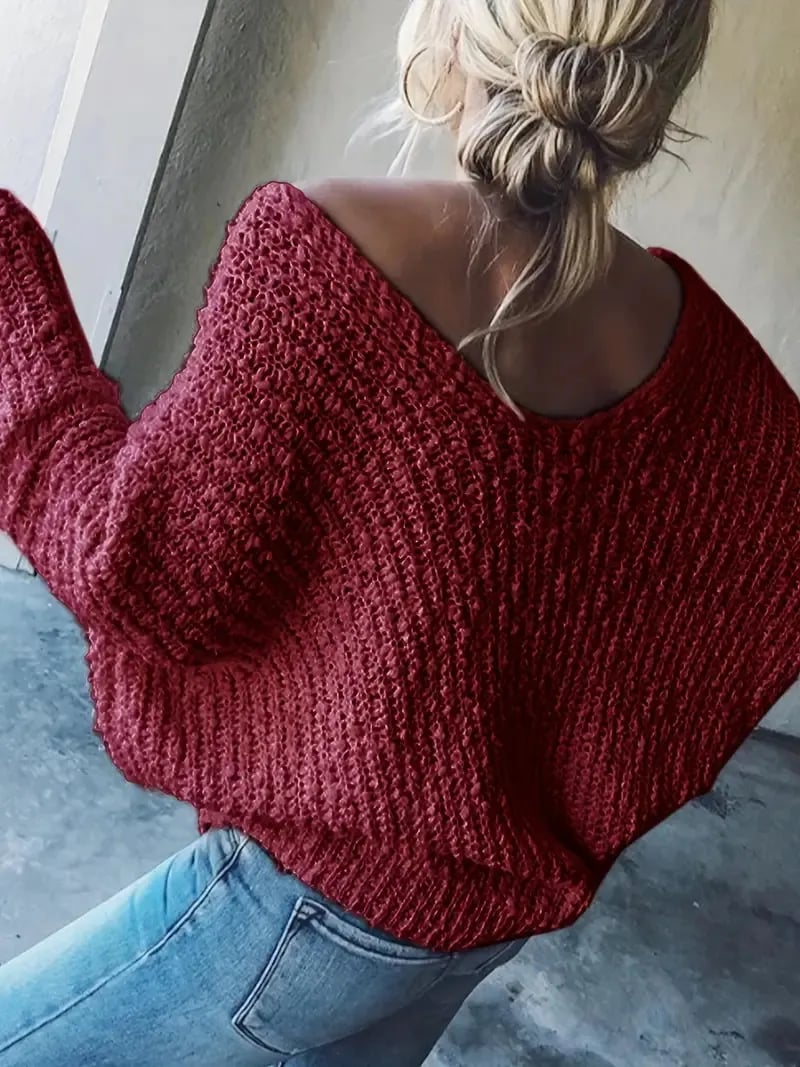 ✨ Damtröja med lös, lättviktig pullover