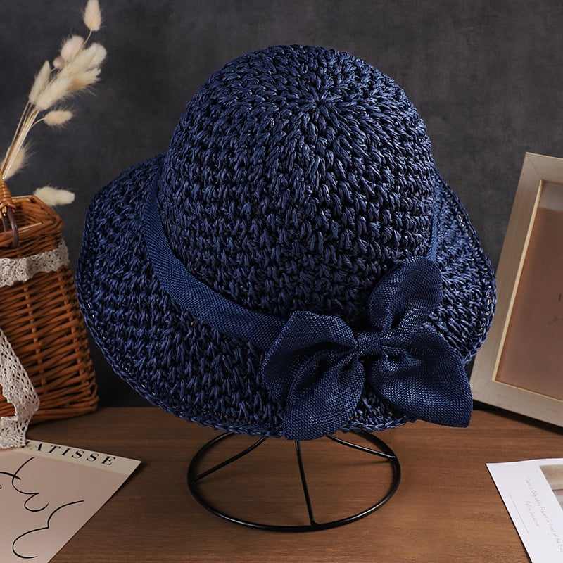 đ„ 49% RABATT â Elegant Virkad StrĂ„hatt med Volangdetalj