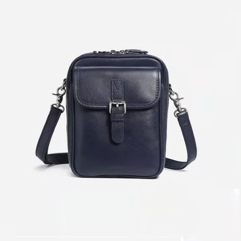 đ„Superdeal! 38% Rabatt! â Crossbody AxelvĂ€ska i Ăkta LĂ€der â Perfekt för Varje Dag