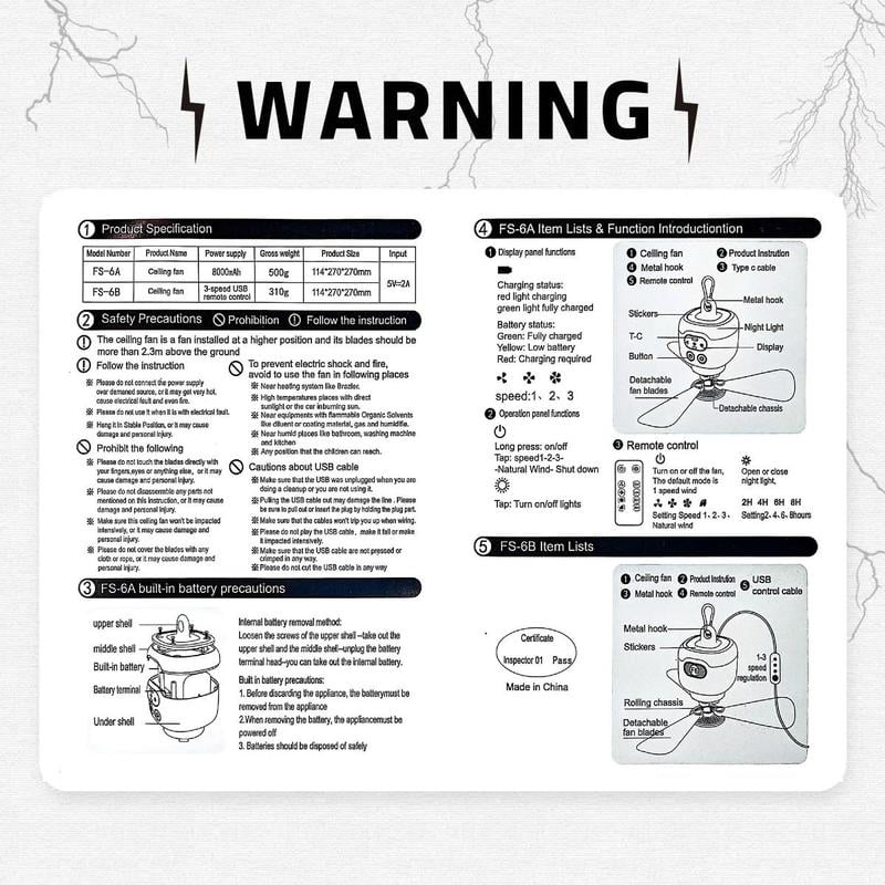 đ„ 39% RABATT â Uppladdningsbar Portabel HĂ€ngflĂ€kt med LED-lampa