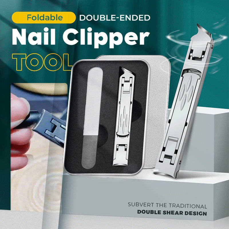 đ„ Superdeal! 36% Rabatt! â Vikbar Nagelklippare med Dubbel Ănde â Smart, Skarp & Reseklar