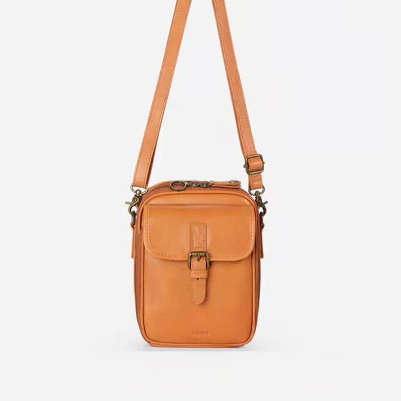 đ„Superdeal! 38% Rabatt! â Crossbody AxelvĂ€ska i Ăkta LĂ€der â Perfekt för Varje Dag
