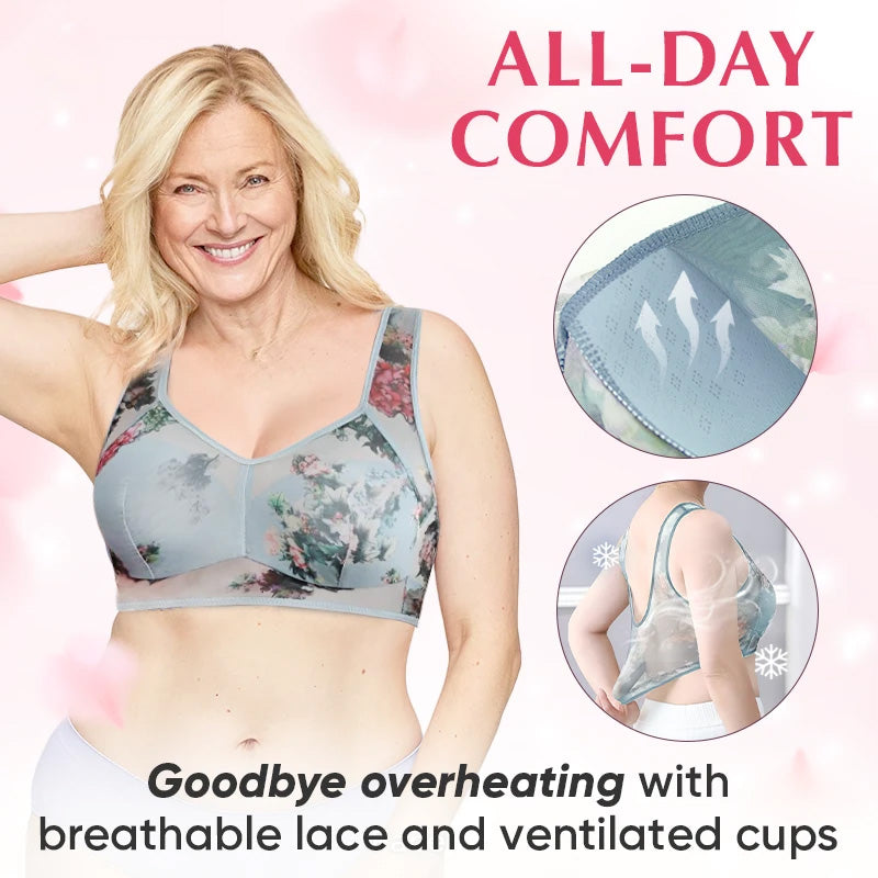 đ„Sista dagen 49% RABATTđ„Ice Silk Lace Cooling Comfort BH