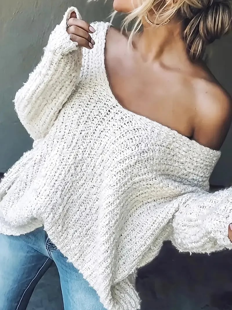 ✨ Damtröja med lös, lättviktig pullover