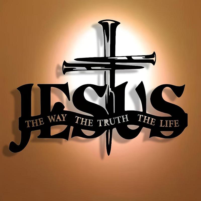 (đSista dagen 49 % rabatt)đ„Jesus & Cross Design Wall Art - âBegrĂ€nsad handgjord serie