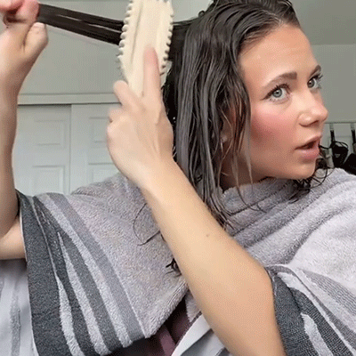 đ„Superdeal! 50% Rabatt! â Bounce Curl Stylingborste â Forma Perfekta Lockar med Studs & Definition!