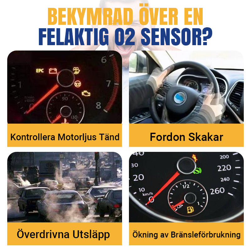 đ„Automobil O2 Sensor FörlĂ€ngningsadapter M18 * 1,5