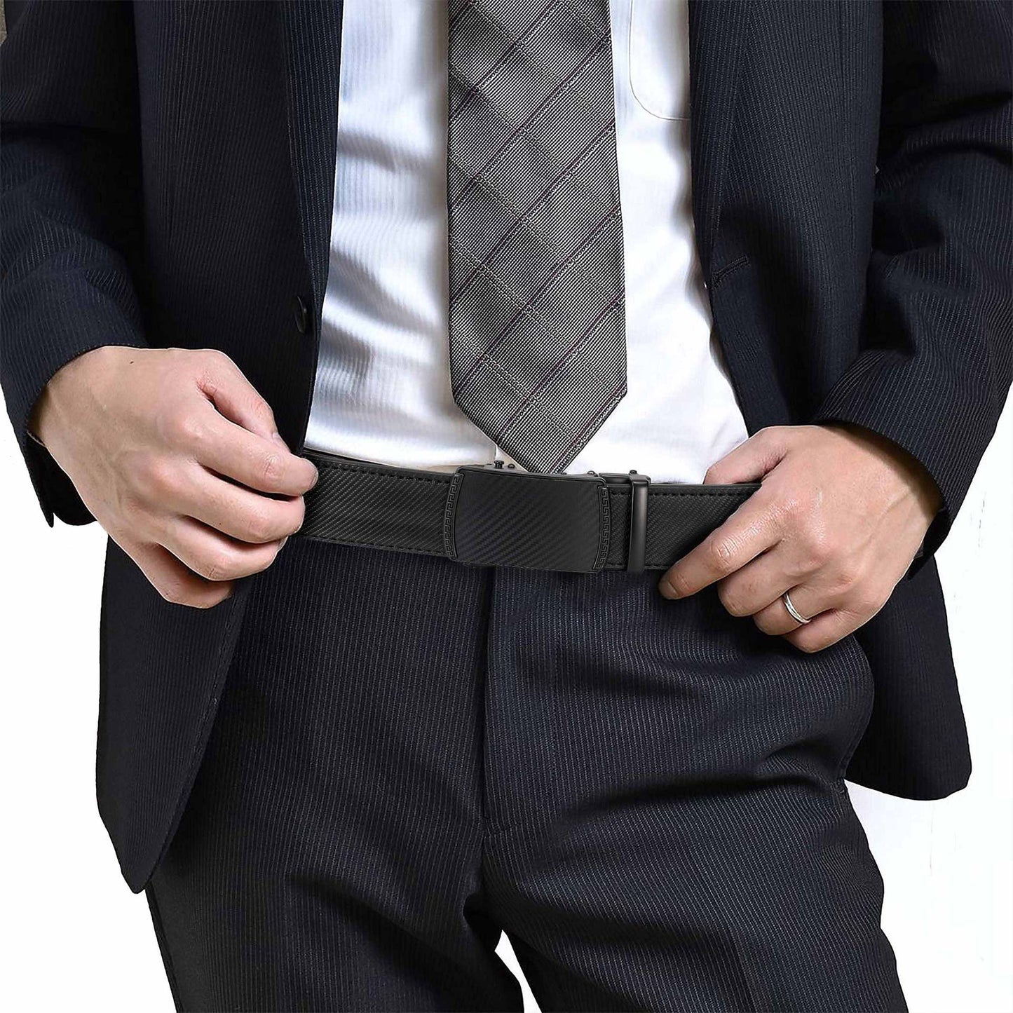 đ„ Sista dagen 49% rabatt - LĂ€der Ratchet BĂ€lte med Justerbar SpĂ€nne