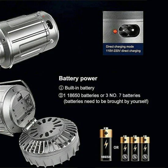 đą Blixtrea â 49% RABATT! đ„ 6-i-1 Portabel Solcellsdriven LED Campinglampa