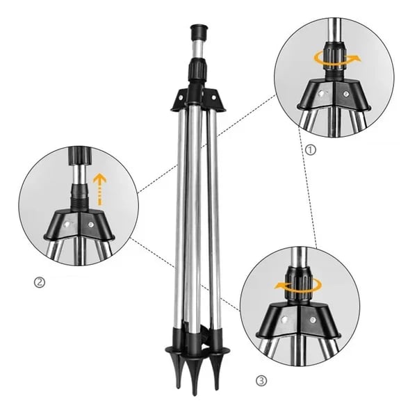 đ„Superdeal! 39% Rabatt! Roterande Sprinkler med Trefotsstativ â 360° TĂ€ckning för TrĂ€dgĂ„rden