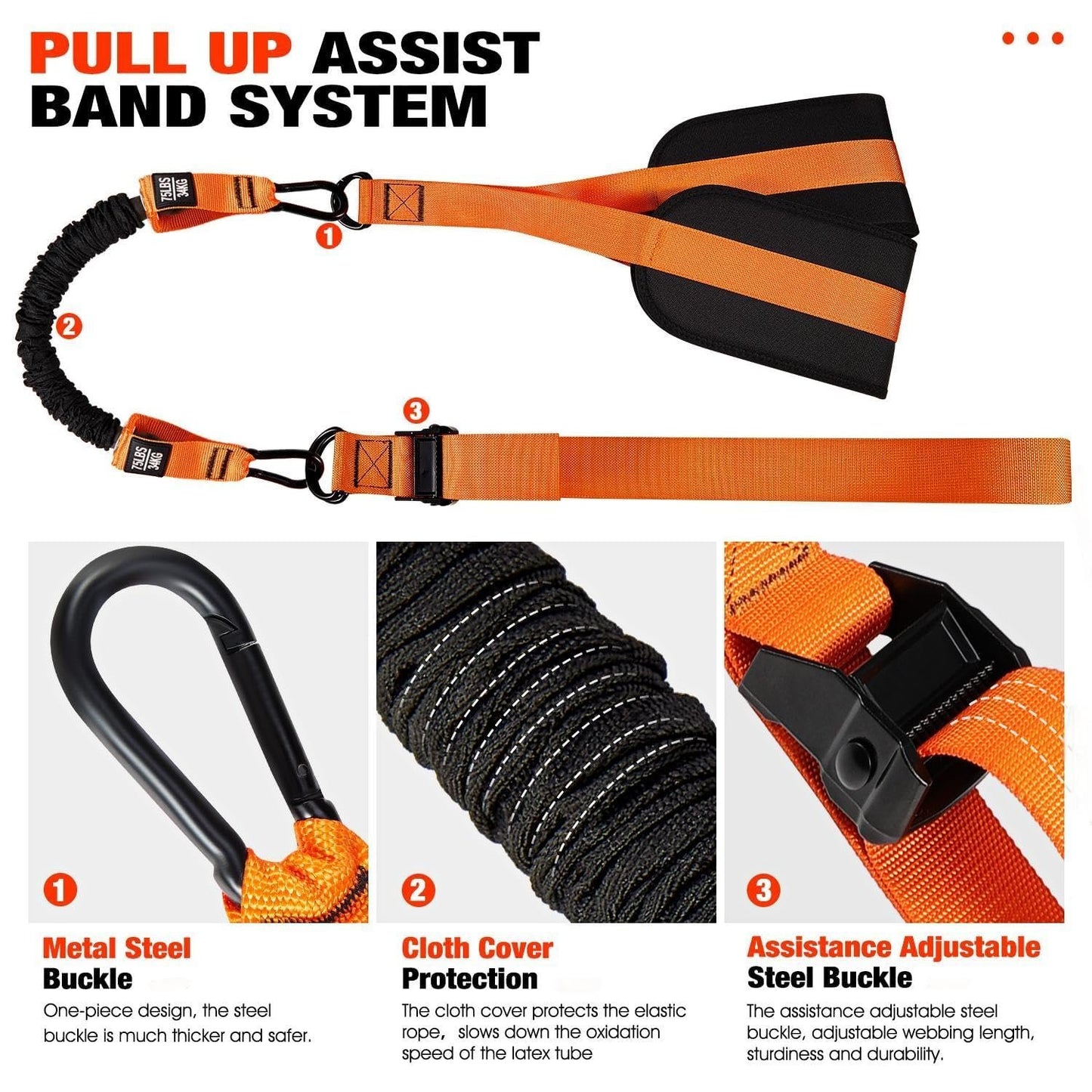 đ„Superdeal! 40% Rabatt! â Extra Stark TrĂ€ningsgummiband â Perfekt för Pull-ups & MotstĂ„ndstrĂ€ning