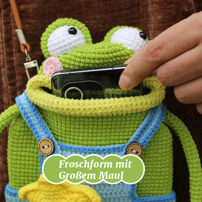 đ„ Skapa din egen stil! 36% Rabatt! - DIY Virkad AxelremsvĂ€ska med Stor Grodmun