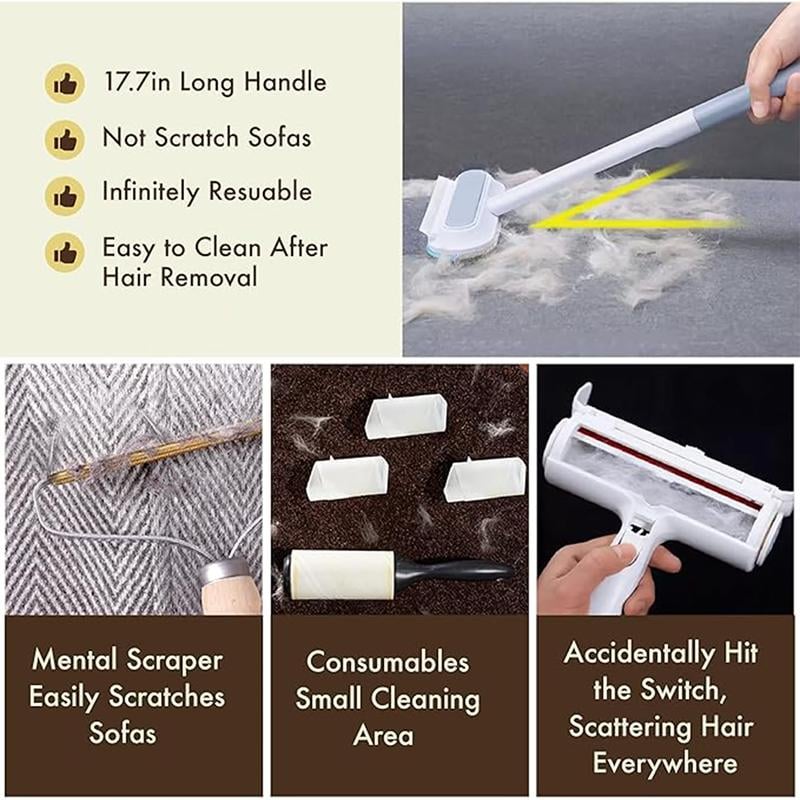 Pet Hair Removal Toolđ„ Superdeal! 32% Rabatt! â PĂ€lsborttagare för Hemmet â Effektiv, Ă
teranvÀndbar & Perfekt för Soffor, KlÀder & Bilar
