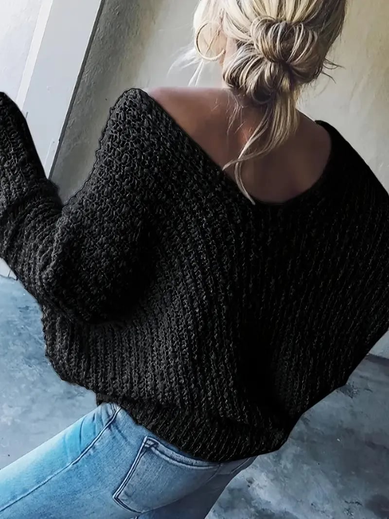 ✨ Damtröja med lös, lättviktig pullover