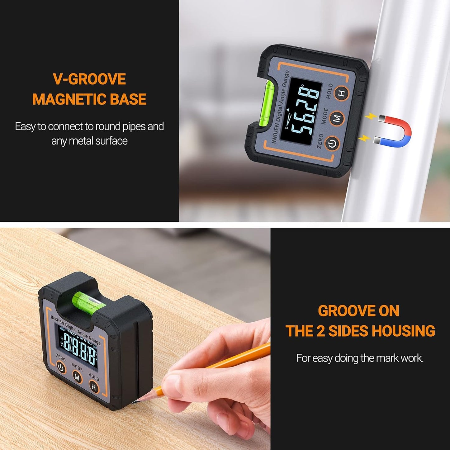 đ„ 49% RABATT â 0-360° Digital VinkelmĂ€tare med Magnet