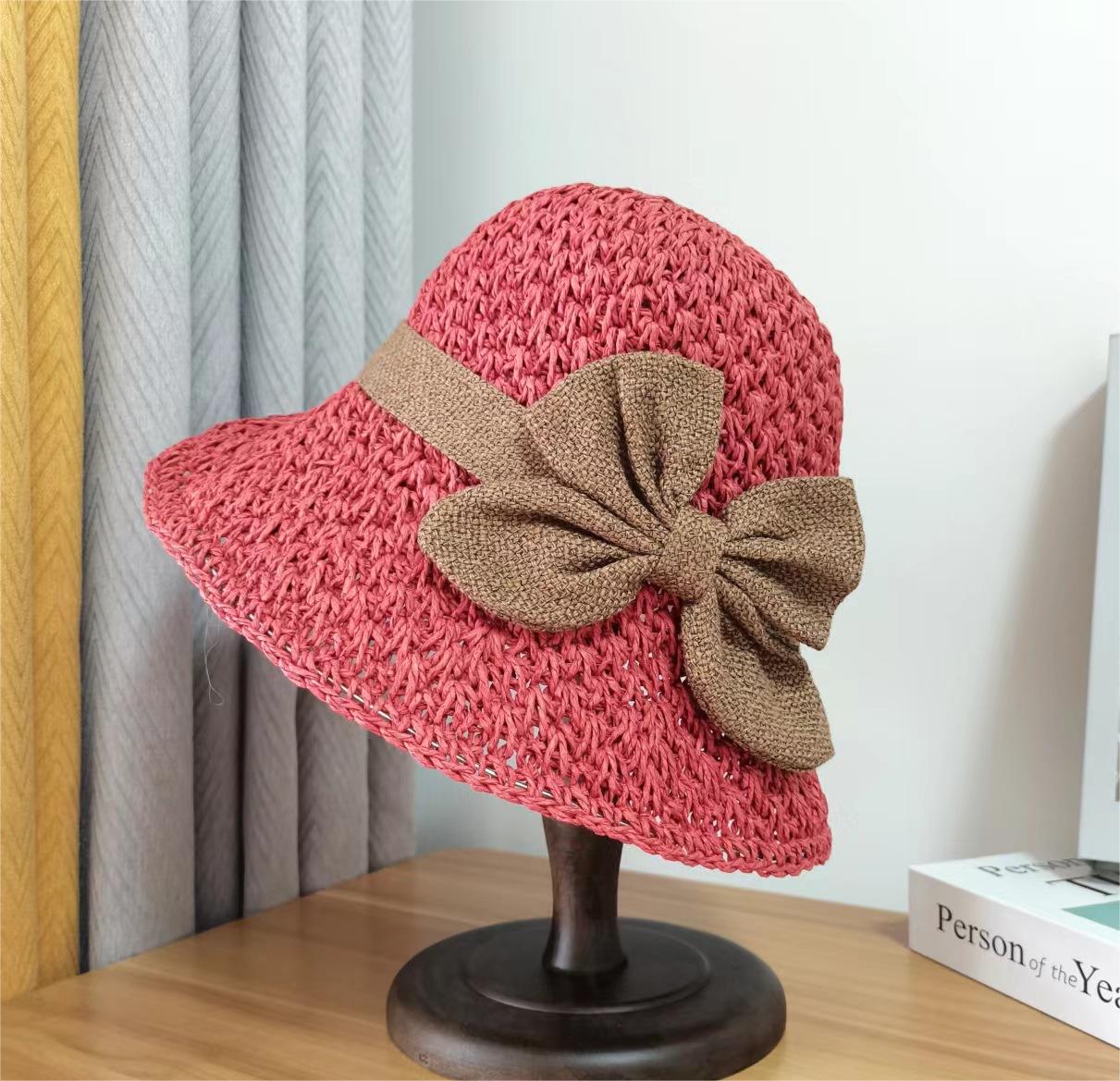 đ„ 49% RABATT â Elegant Virkad StrĂ„hatt med Volangdetalj