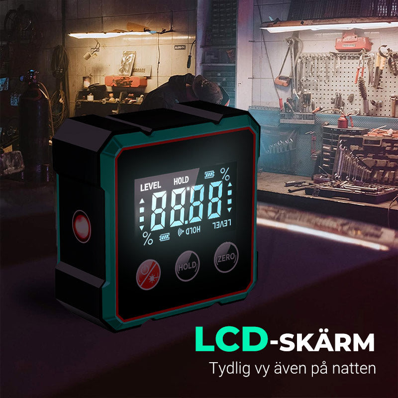 Magnetisk digital vinkelmätare med elektronisk lase