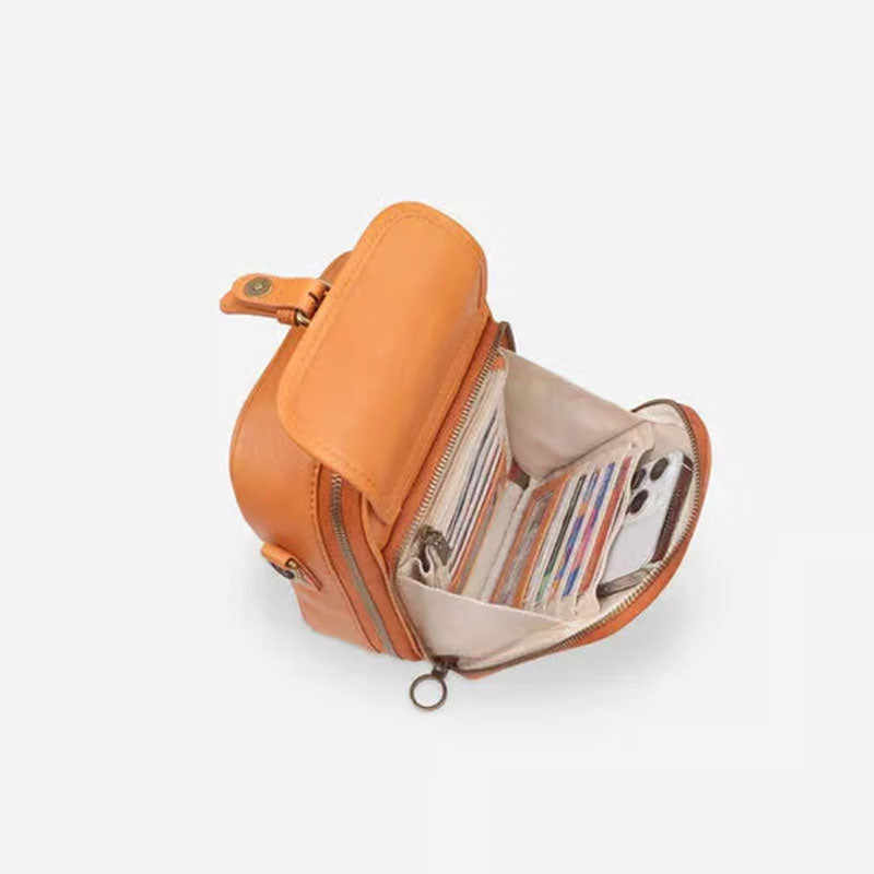 đ„Superdeal! 38% Rabatt! â Crossbody AxelvĂ€ska i Ăkta LĂ€der â Perfekt för Varje Dag