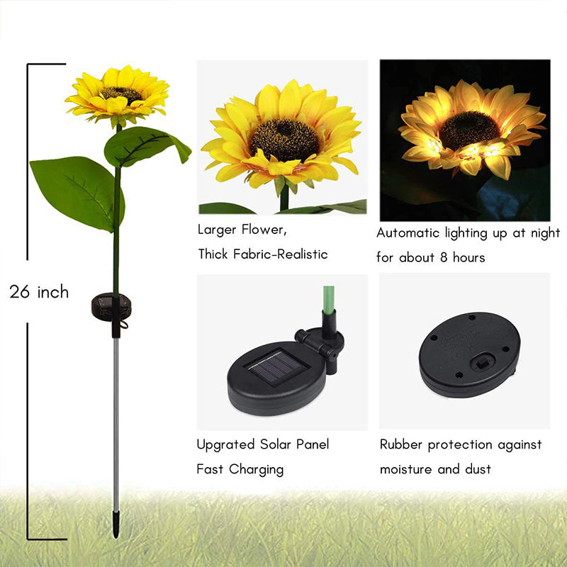 đ„Superdeal! 29% Rabatt! Solcellsdriven Solroslampa