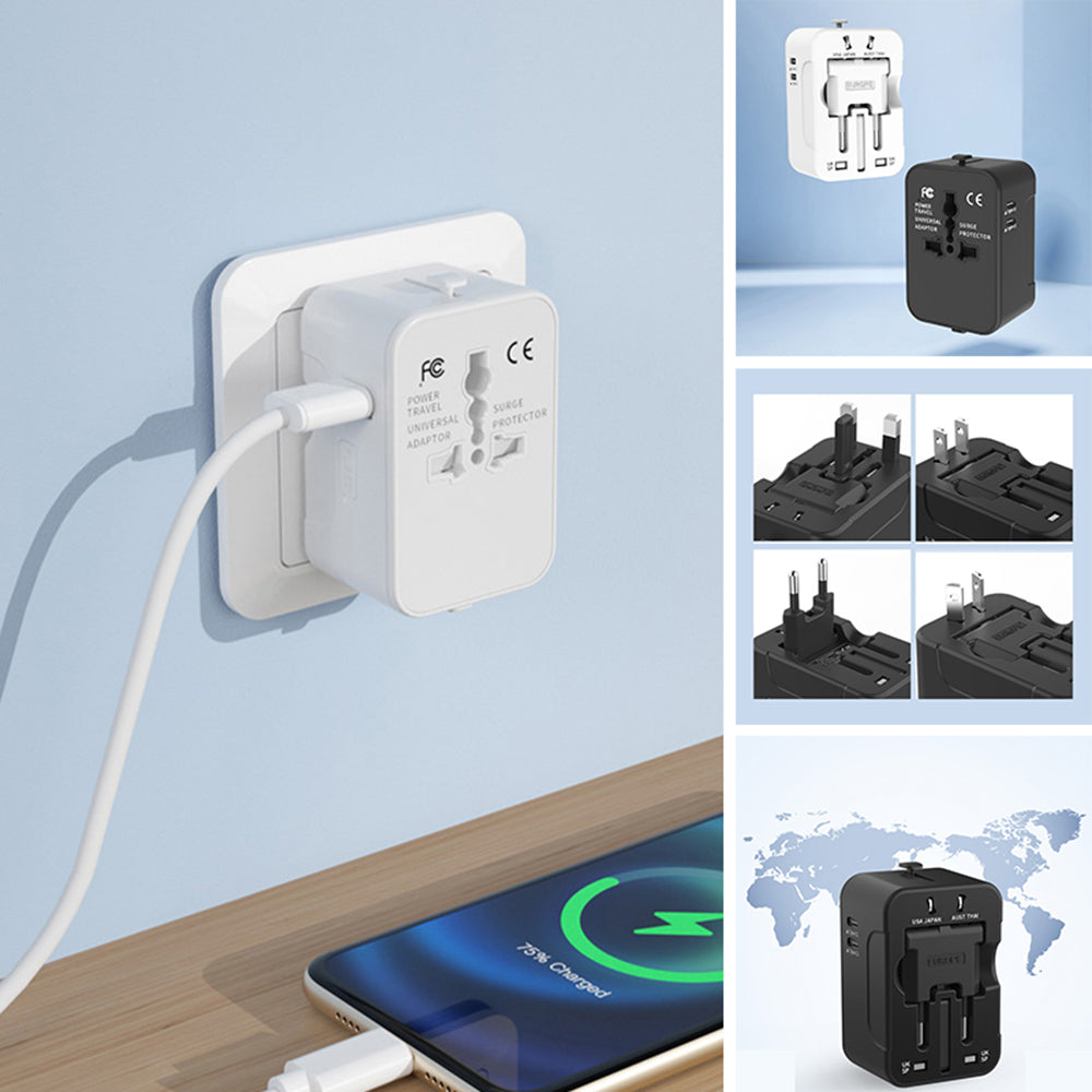 đ„ 49% RABATT â Universal Reseadapter med Dubbel USB-Port