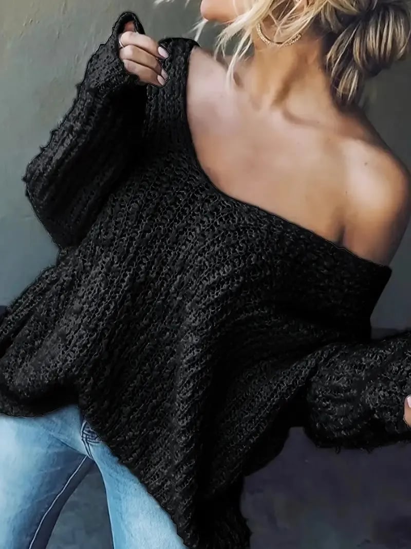 ✨ Damtröja med lös, lättviktig pullover