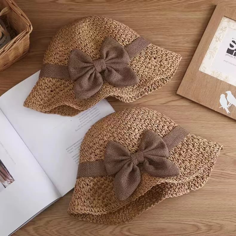 đ„ 49% RABATT â Elegant Virkad StrĂ„hatt med Volangdetalj