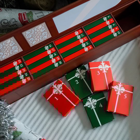 âšđ„ Mini bokprydnad advent