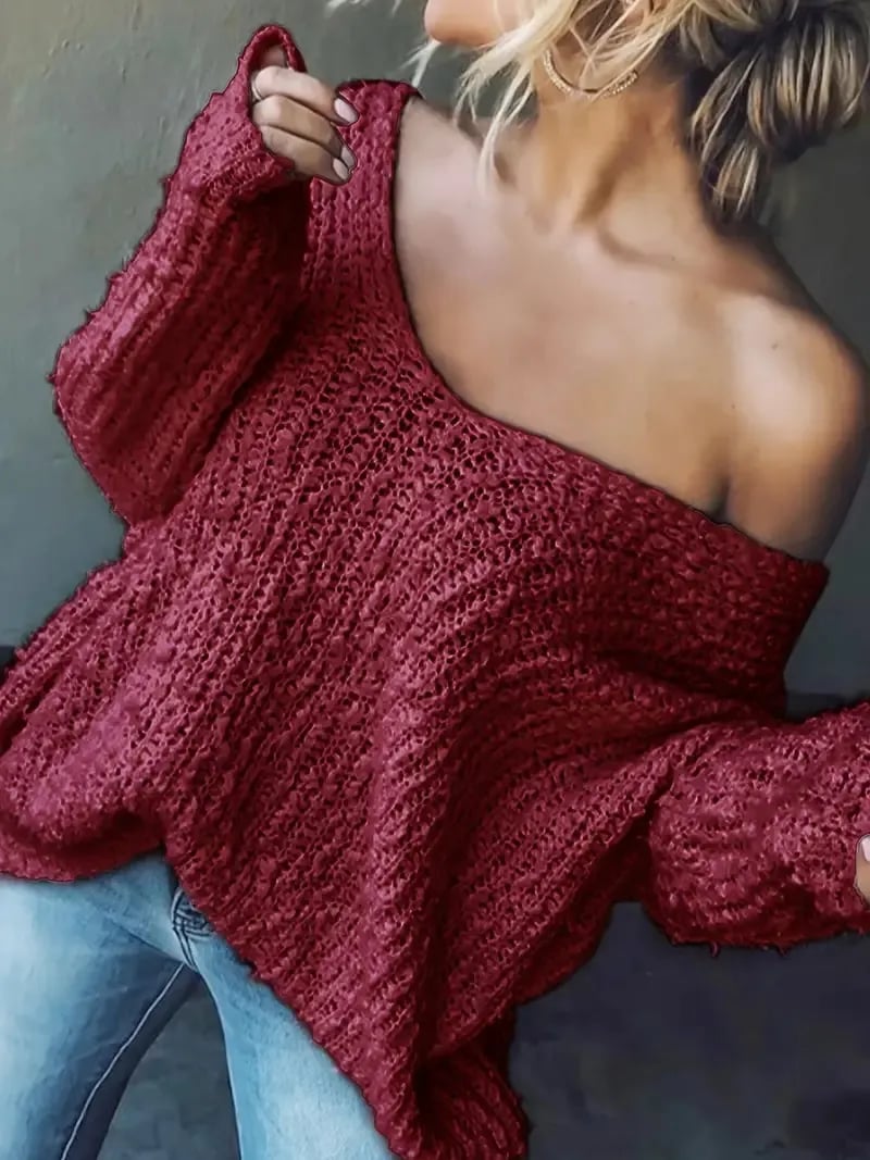 ✨ Damtröja med lös, lättviktig pullover