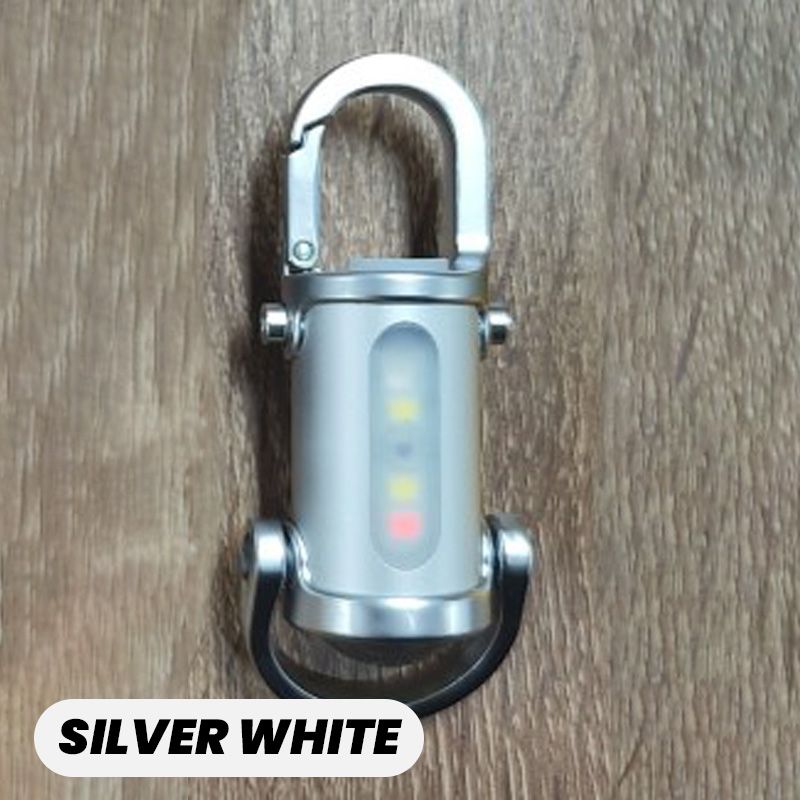 đ„Superdeal! 36% Rabatt! â Liten Nyckelringslampa â Uppladdningsbar med USB-C & Supersmidig!