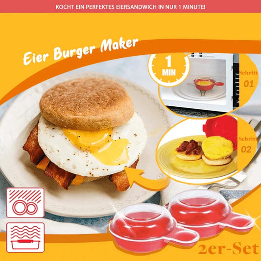 🔥 34% RABATT – Mini Ägg- & Burgarkokare 🍳🍔