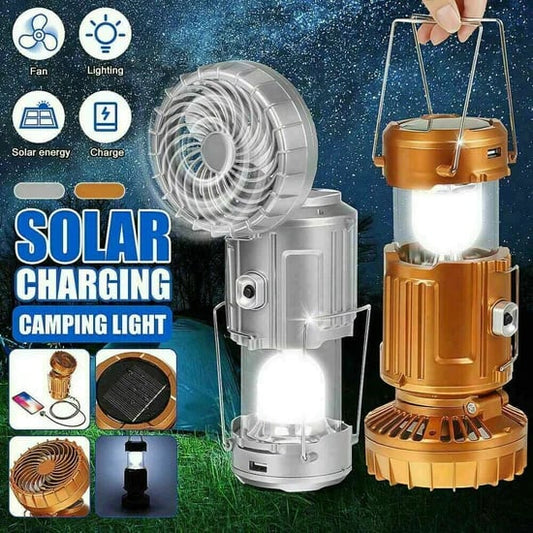 📢 Blixtrea – 49% RABATT! 🔥 6-i-1 Portabel Solcellsdriven LED Campinglampa