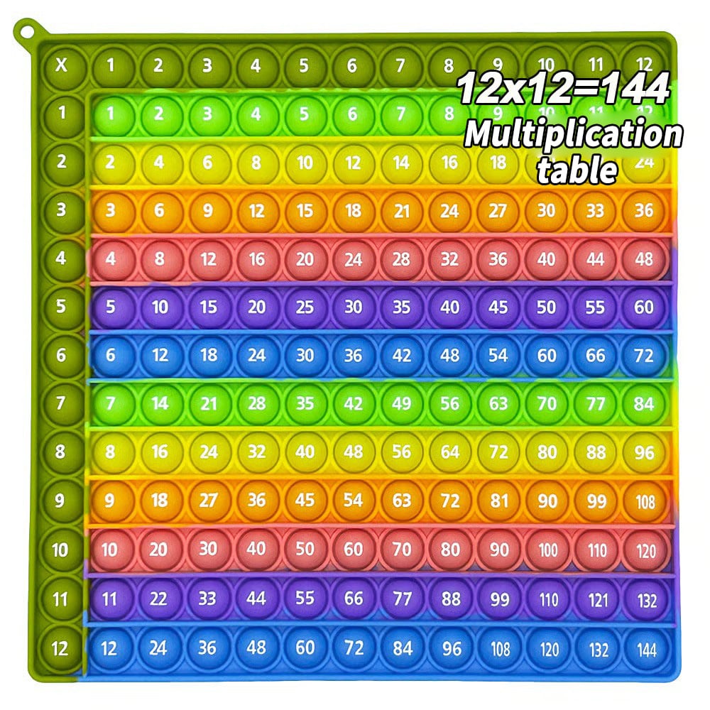 🎯12x12 multiplikationstabellen brädspel – Bärbar matteövnings- och lärandeleksak för barn