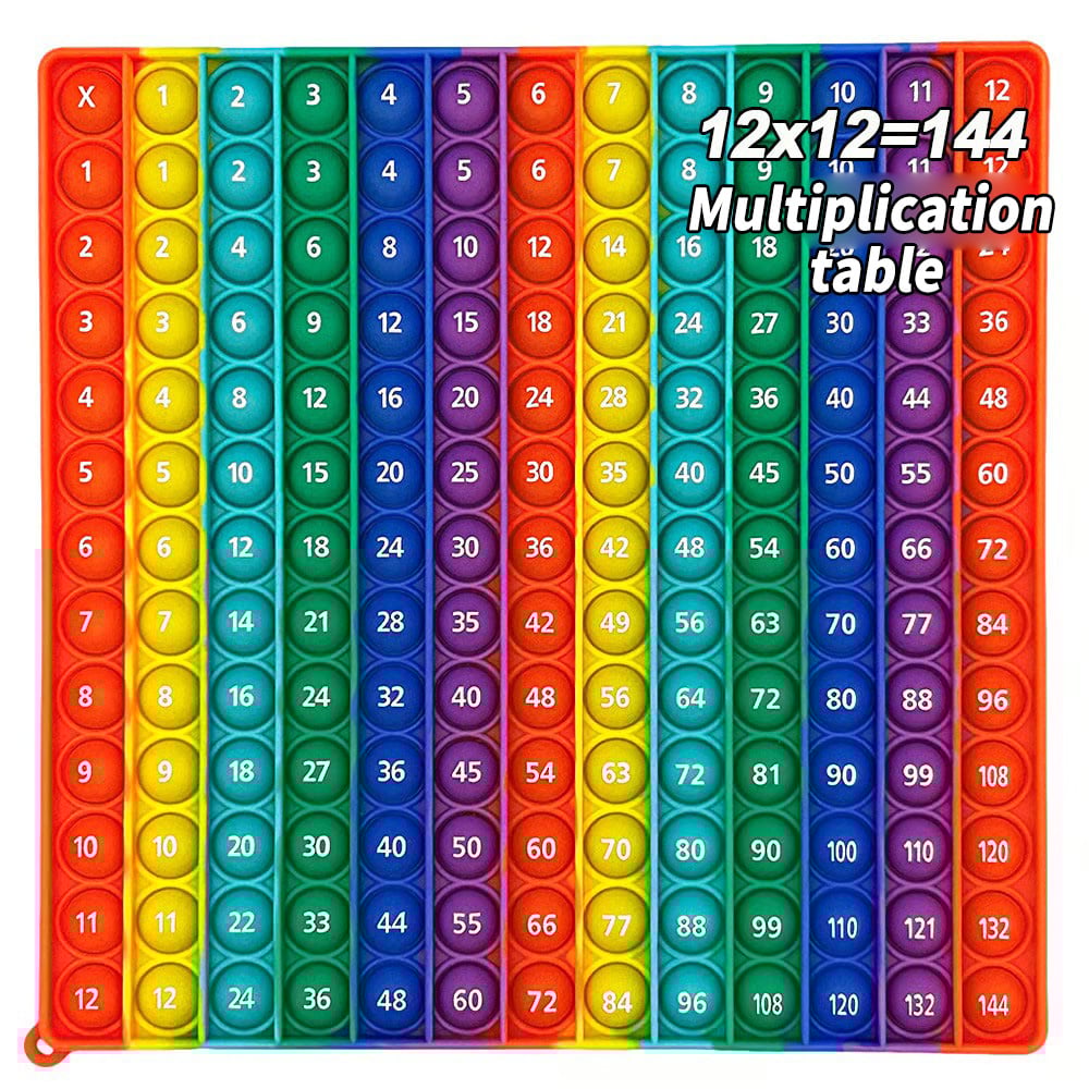 🎯12x12 multiplikationstabellen brädspel – Bärbar matteövnings- och lärandeleksak för barn
