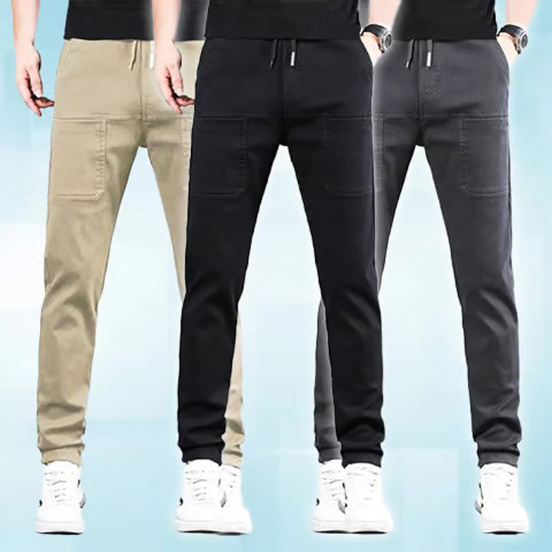 🔥 49% RABATT🥰 MultiPants – Slitstarka cargobyxor med hög stretch och flera fickor!