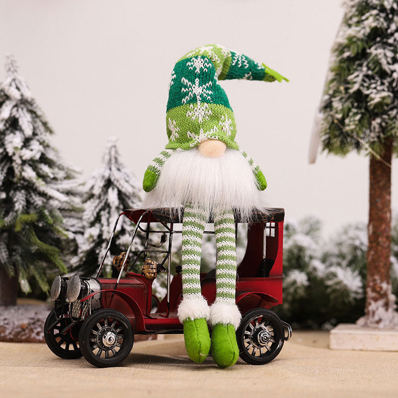 🎄 Julglödande Tomtefigur – Julig Juldekoration med Ljus 🎅✨