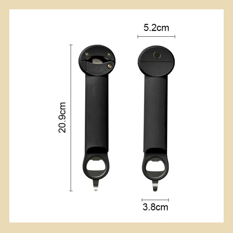 🔥 19% RABATT – 3-i-1 Magnetisk Burköppnare