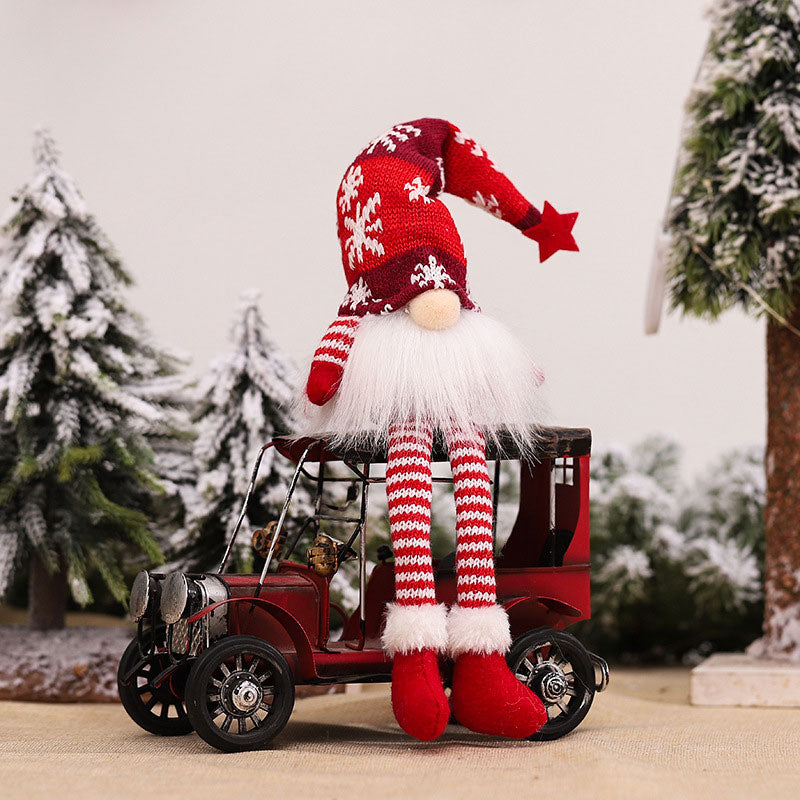 🎄 Julglödande Tomtefigur – Julig Juldekoration med Ljus 🎅✨
