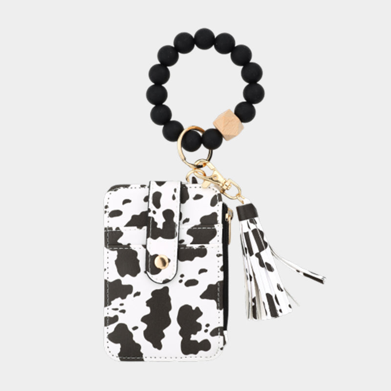 Pärlplånbok i läder