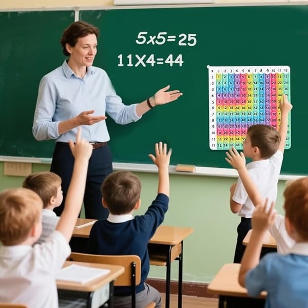 🎯12x12 multiplikationstabellen brädspel – Bärbar matteövnings- och lärandeleksak för barn