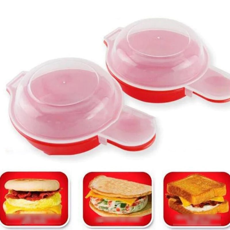 🔥 34% RABATT – Mini Ägg- & Burgarkokare 🍳🍔
