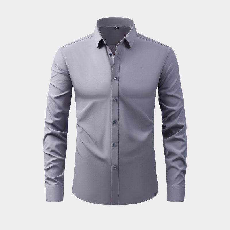 🔥Superdeal! 50% Rabatt! – Skjorta med Stretch – Skrynkelfri & Ingen Strykning Behövs!