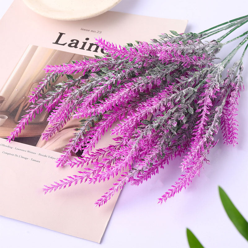 🍁Höstens konstgjorda blommor – heta fynd 🌻Utomhus konstgjorda lavendelblommor