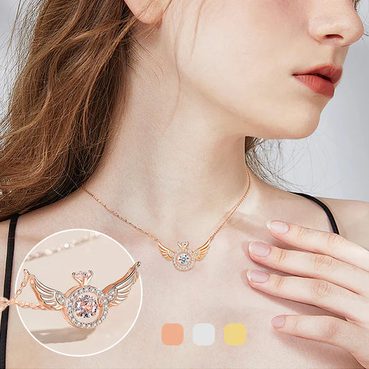 🔥 32% Rabatt! Halsband med Änglavingar – En Magisk Gåva för Hjärta & Själ