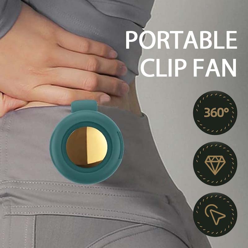 Midje-hängande liten fläkt