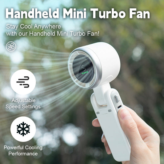 🔥Superdeal! 36% Rabatt! – Handhållen Mini Turbofläkt