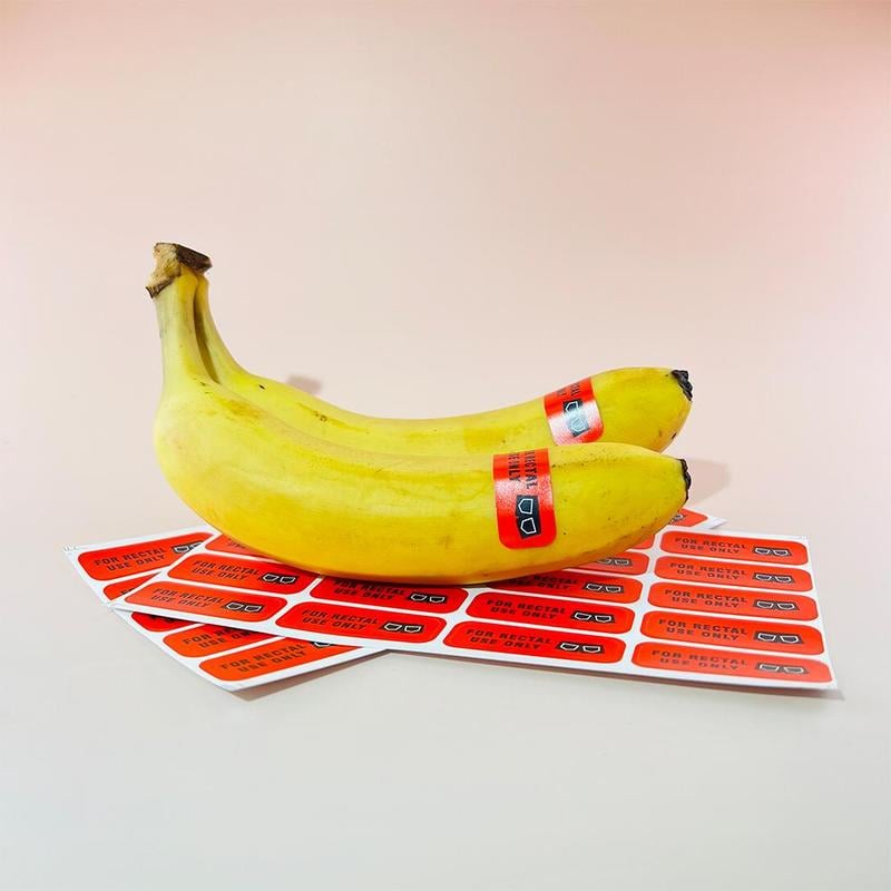 Rektal Använd Endast Klistermärke