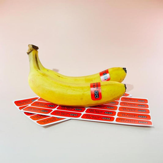 Rektal Använd Endast Klistermärke