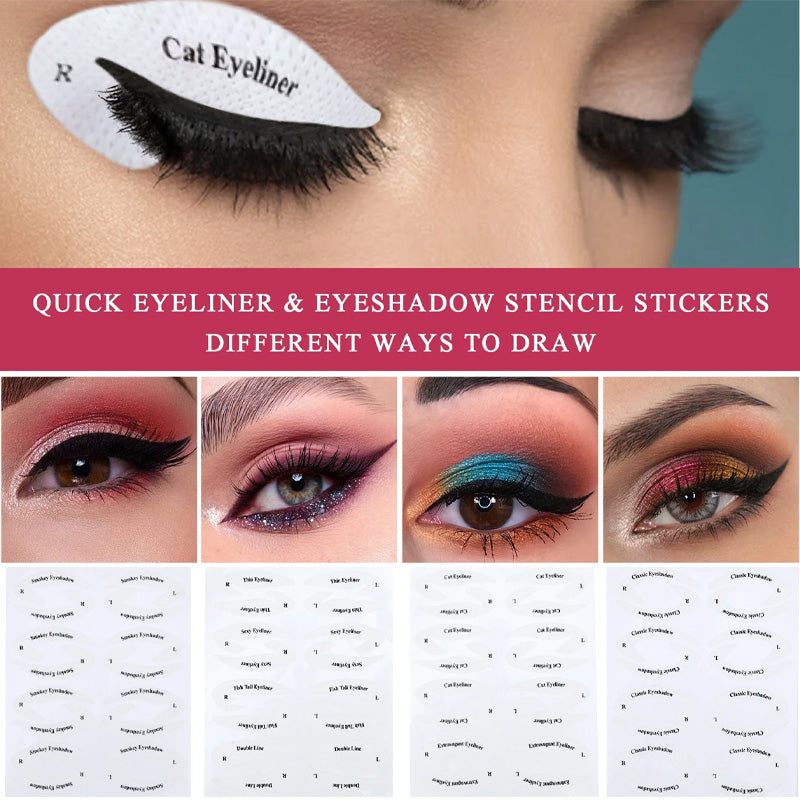 🔥 49% RABATT – Ögonskugga/Eyeliner Makeup Mallstickers