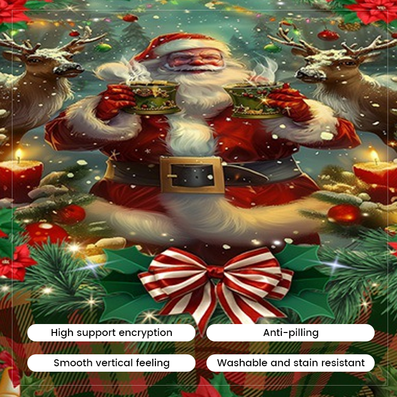 🎄 Julduk med Tomten och Renar